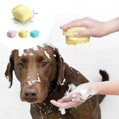 Paw & Bath Buddy – Silicone Massage Glove for Dogs & Cats